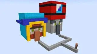 Which house will the villager choose?