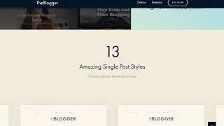 TheBlogger - A WordPress Blogging Theme for Bloggers