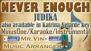 Never Enough - Judika - MinusOne/Karaoke/Instrumental HQ