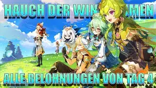 Hauch der Windblumen ~ Alle Belohnungen von Tag 4 ~ Aktion ~ Genshin Impact