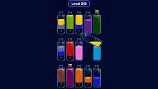 Magic Sort Level 216 to 220 Gameplay | Puzzle Sorting Challenge Walkthrough