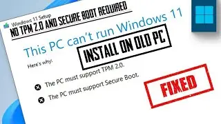 How to install windows 11 in old pc