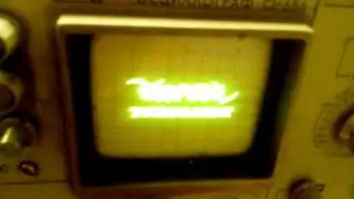 Визуализация на осциллографе игры Unreal Tournament. Oscilloscope visualizer game Unreal Tournament.