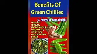 Green Chillies Benefits #healthynhappylife #chilli