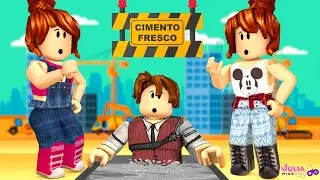 Roblox - O PAPIS CAIU NO CIMENTO! (Death Run)