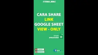 Cara Share Google Sheet ViewOnly #shorts
