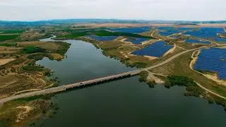 Chiprana y sus plantas fotovoltaicas | 4K
