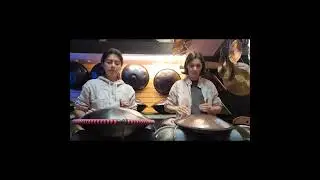 Язычковый ханг и Бас-гитара. Tonguedrums with guitar.