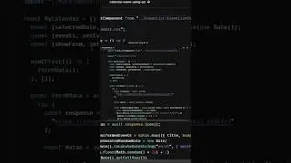 Creating an Event Calendar Application with React JS