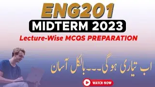 ENG201 Lecture Wise Mcqs Preparation for Midterm Paper 2023 | The   Merciful  Academy