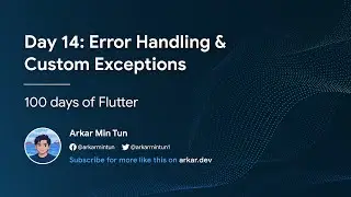 Day 14: Error Handling & Custom Exceptions (100 days of Flutter)