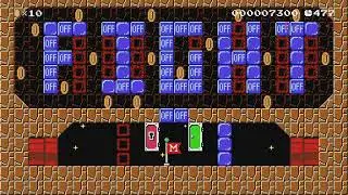 Beating a 0/28,000 SMM1 underwater level + getting WR on a popular SMM2 level