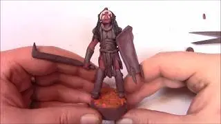 How to make a sword Uruk-hai of modeling clay