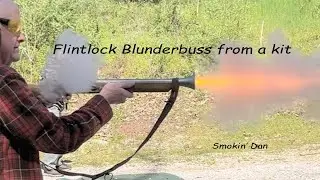 Flintlock Blunderbuss from a kit.