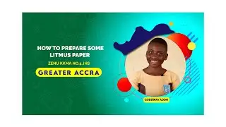 HOW TO PREPARE SOME LITMUS PAPER - #GH4STEM JUNEOS CHALLENGE