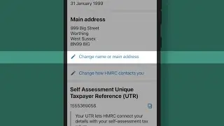 How can I update my personal details on the HMRC app?