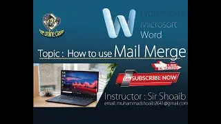 How to use mail merge (Topic 39)