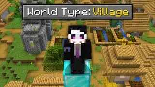 Minecraft But The Whole World Is A Village...