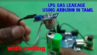 How to make LPG gas leakage detector in tamil