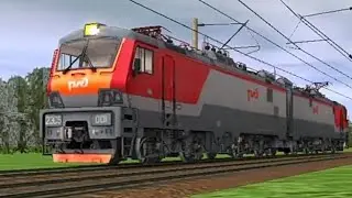 2ЭС5-001 Резервом в Trainz Simulator Android