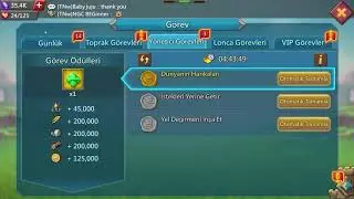 Lords Mobile opening 2000+ Admin and Guild quests