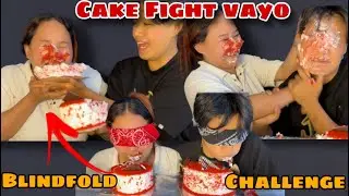 COUPLE CHALLENGE GARDA GARDAI FIGHT PARYO 🥹😂 BLINDFOLD NO HAMD CALE EATING CHALLENGE GONE WRONG 💔