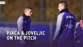 Meet Dejan Joveljic & Marko Pjaca on the pitch