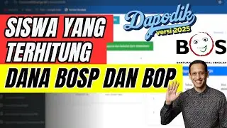 Kriteria Siswa Yang Terhitung Dana BOSP dan BOP | Mudah - BOSP DAN BOP