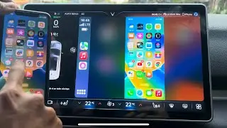 Xem Youtube trên xe Vinfast VF8, khi xe chạy bằng Apple Carplay từ Iphone.