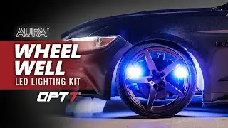 OPT7 AURA Wheel Well LED Lighting Kit: Universal Fit, Easy Installation | Remote & Bluetooth APP
