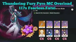 Thundering Fury Pyro Traveler vs Fearless Fatui 117s | 7.0 Stygian Onslaught | Genshin Impact