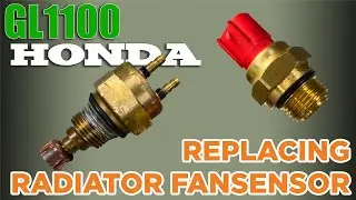 How to replace radiator fansensor on Honda GL1100 Goldwing