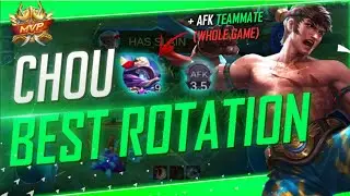 CHOU BEST ROTATION 2021 | CHOU TIPS AND TRICKS 2021 | CHOU TUTORIAL | MOBILE LEGENDS