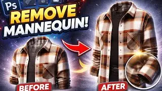 Invisible Mannequin Effect in Photoshop (Easy & Clean Method!) 🔥