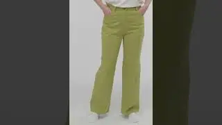 Хлопковые брюки из денима