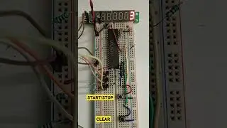 STOP WATCH USING NUVOTON W78E052DDG