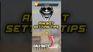 AIM BOT Setting in CODM BR 🔥CODM BR Pro Setting Tips And Tricks🔥CODM BR Best Shorts #shorts #codm