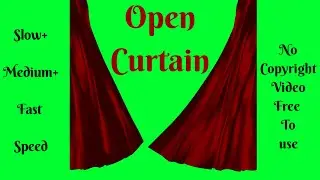 Open Curtain Green Screen Effect Video || Open Stage Show Curtain Green Screen || JR Green Scrren