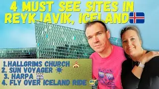 Must See In Iceland 🇮🇸 3-Day Trip - Vlog 2 | Hallgrims Church, Sun Voyager, Harpa & Virtual Fly Over