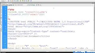 Beginner PHP Tutorial -51- how insert php form data in mysql tables