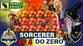 RUBINOT - HENRY SORCERER DO ZERO EPISÓDIO 04, Peguei Lv 220 MAS o dia foi TENSO 😑
