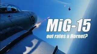Mikoyan Gurevich #MiG15 Day 1 #DCS First Impressions Out turns F18 Hornet