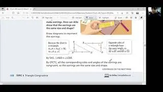 EnVision Geometry 4-3: SAS and SSS Congruence Criteria