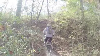 Riding in the woods-Gas Gas Txt 280