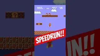 World 1-1 Lightning Boots Speedrun - No Commentary