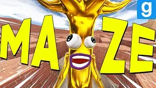 GOLDEN BANANA MAZE 🍌 (Garry's Mod) Nextbot Maze