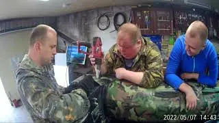 Замена транца на лодке ПВХ HDX 330/