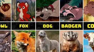 The Fox And The Hound Characters in Real Life