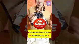 How to Tie Wear & Style 35in x 70in 90cm x 180cm Long Silk Scarf Tips #21 #Shorts