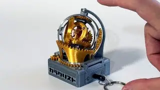 I made a palm-sized mechanical work 5